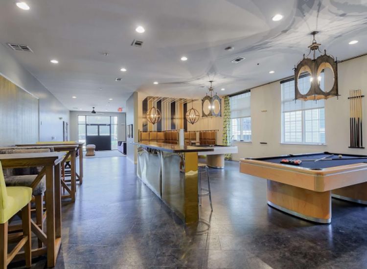 Game Room with Billiards
